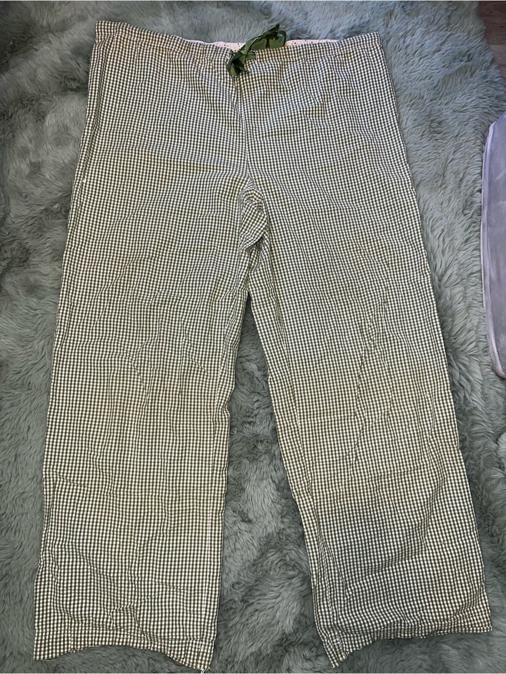 Women’s Checked Lounge Pants - Green